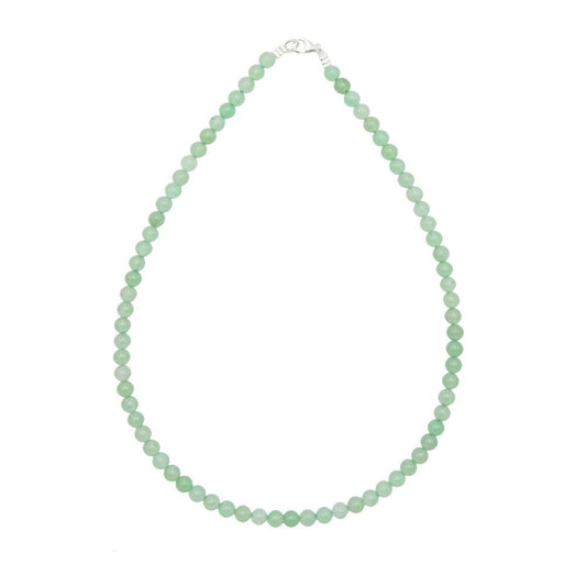 Collana in avventurina – Perle sferiche da 6 mm
