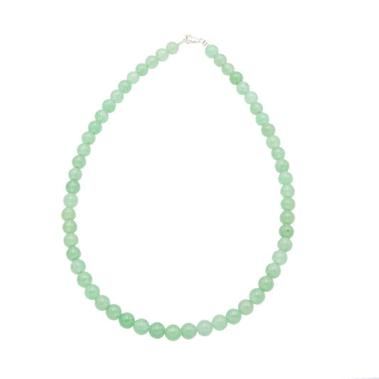 Collana in avventurina – Perle sferiche da 8 mm