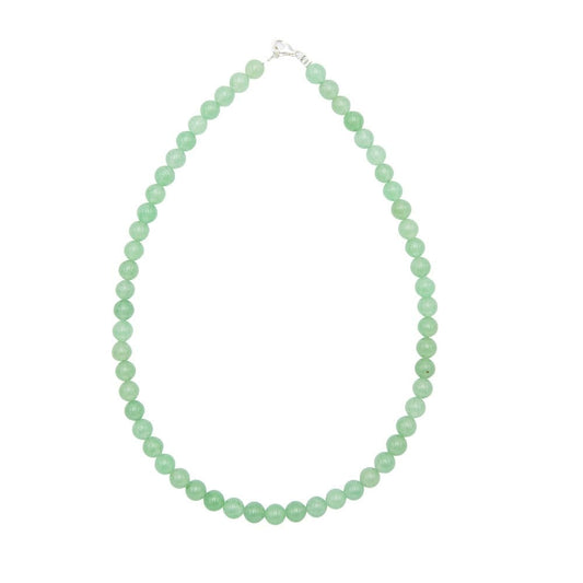 Collana in avventurina – Perle sferiche da 8 mm
