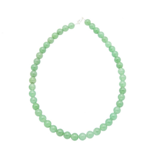 Collana in avventurina – Perle sferiche da 10 mm