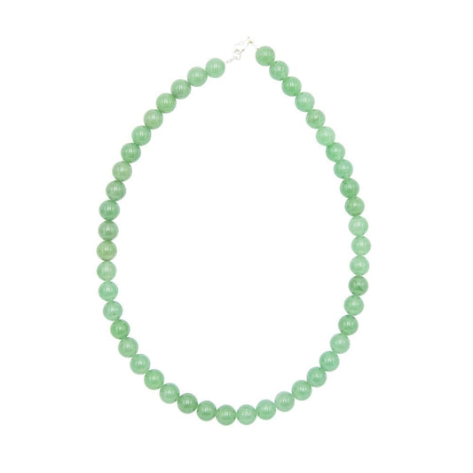 Collana in avventurina – Perle sferiche da 10 mm