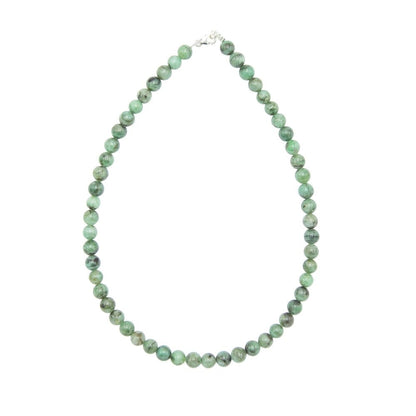 Collana in smeraldo – Perle sferiche da 8 mm