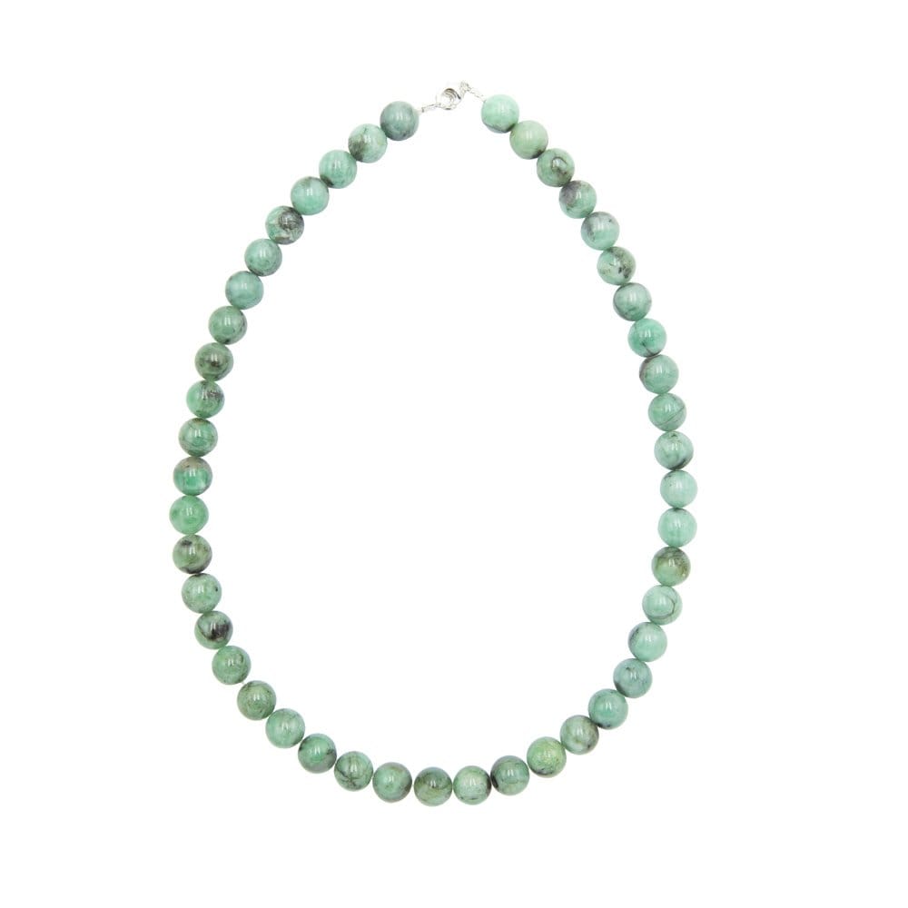 Collana in smeraldo – Perle sferiche da 10 mm