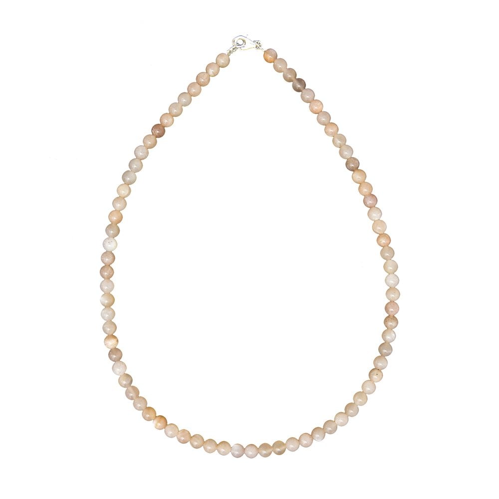 Collana in eliolite pietra del sole – Perle sferiche da 6 mm
