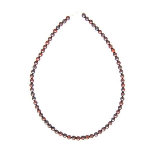 Collana in diaspro brecciato – Perle sferiche da 6 mm