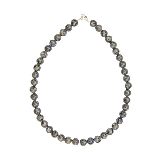 Collana in labradorite con inclusioni – Perle sferiche da 10 mm