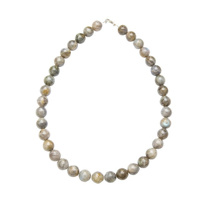 Collana in labradorite – Perle sferiche da 12 mm