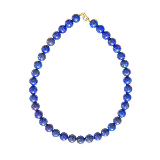 Collana in lapislazzuli – Perle sferiche da 12 mm