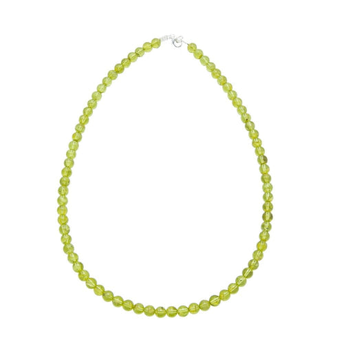 Collana in olivina – Perle sferiche da 6 mm