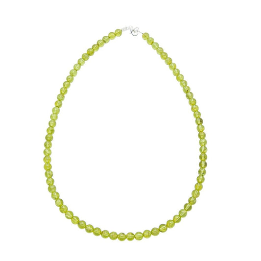 Collana in peridoto – Perle sferiche da 6 mm