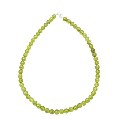 Collana in peridoto – Perle sferiche da 8 mm