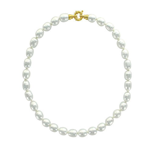 Collane barocche in perle di maiorca bianche – Barocco