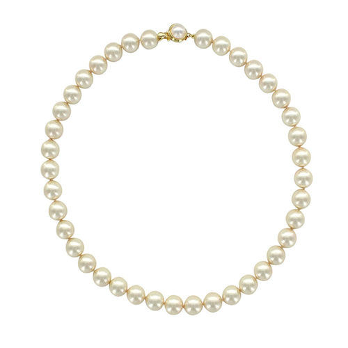 Collana in perle di maiorca bianche – Perle sferiche da 8 mm