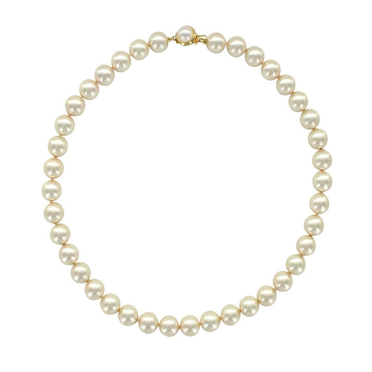 Collana in perle di maiorca bianche – Perle sferiche da 8 mm