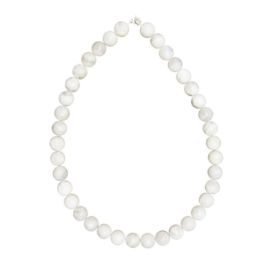 Collana in pietra di luna – Perle sferiche da 12 mm