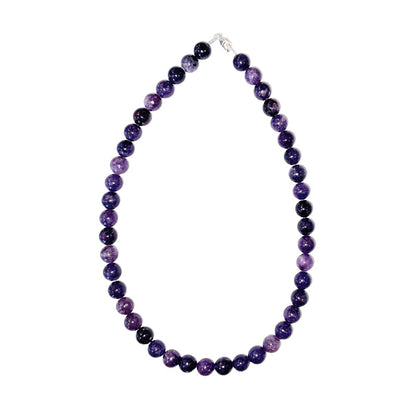Collana in rubellite – Perle sferiche da 10 mm