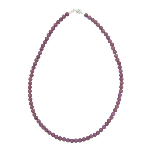 Collana in rubino – Perle sferiche da 6 mm