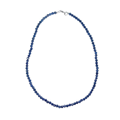 Collana in zaffiro – Perline sfaccettate 4 mm – 45 cm
