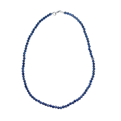 Collana in zaffiro – Perline sfaccettate 4 mm – 45 cm