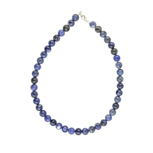 Collana in sodalite – Perle sferiche da 10 mm