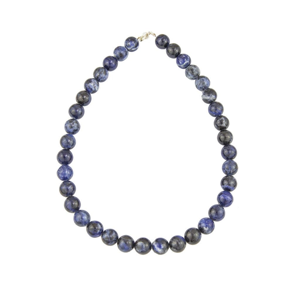 Collana in sodalite – Perle sferiche da 12 mm