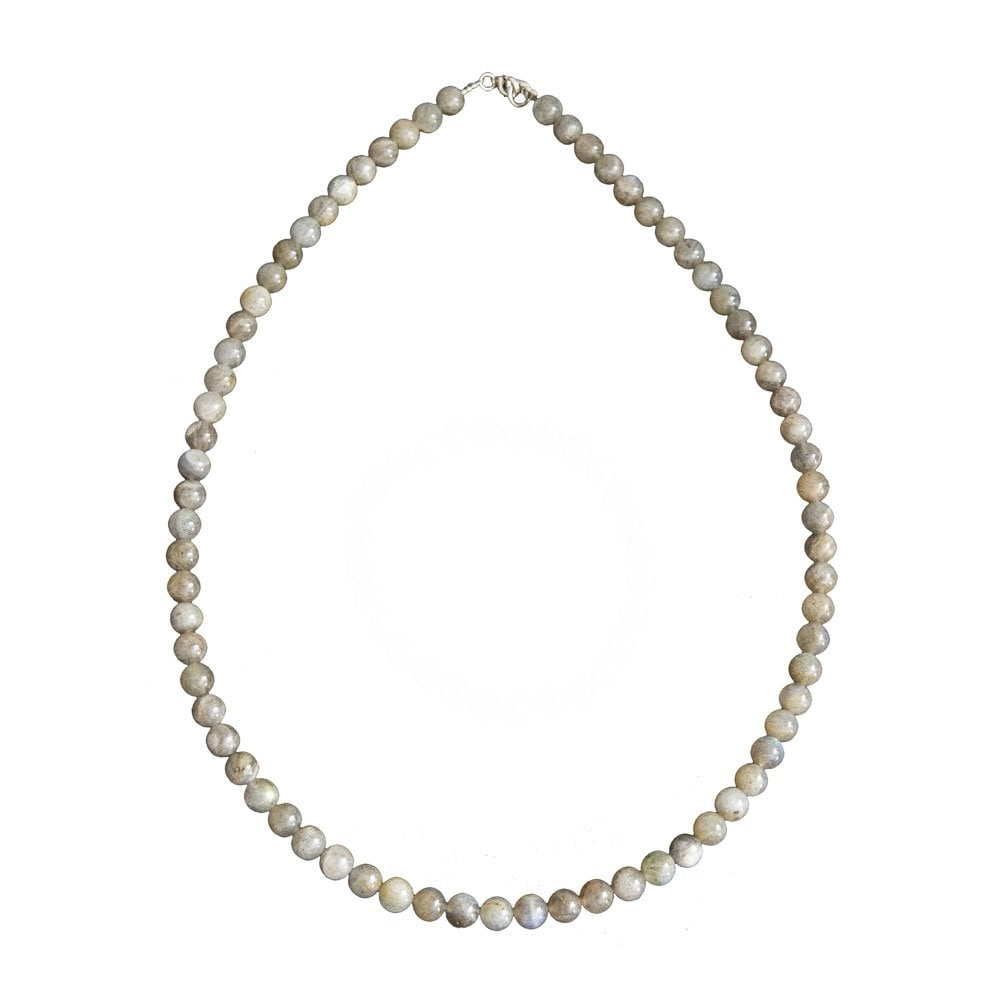 Collana in spettrolite – Perle sferiche da 6 mm
