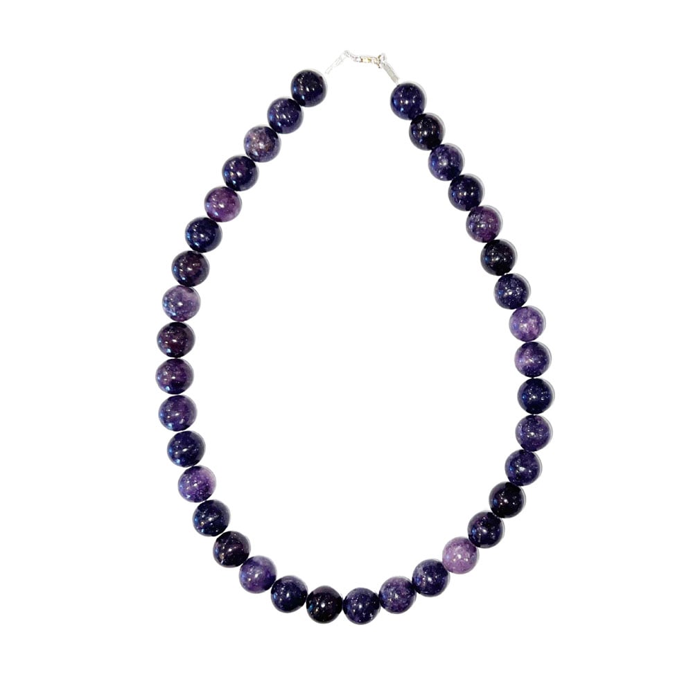 Collana in tormalina rosa – Perle sferiche da 10 mm