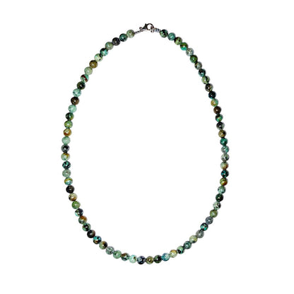 Collana in turchese d'Africa – Perle sferiche da 6 mm