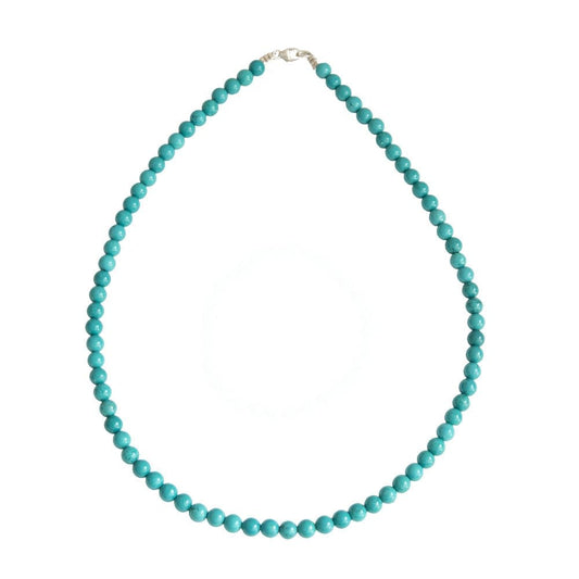 Collana in turchese stabilizzata – Perle sferiche da 6 mm