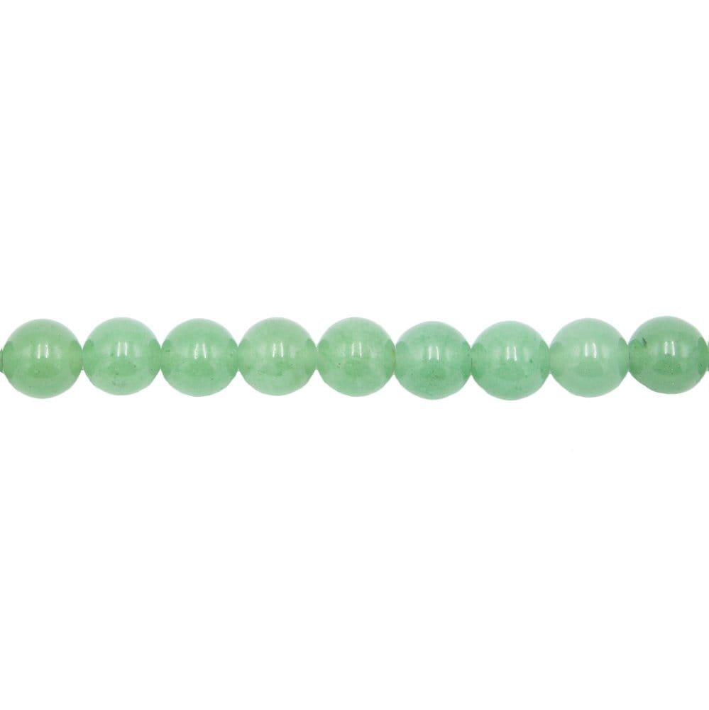 Filo di perle di avventurina – Perle sferiche da 10 mm