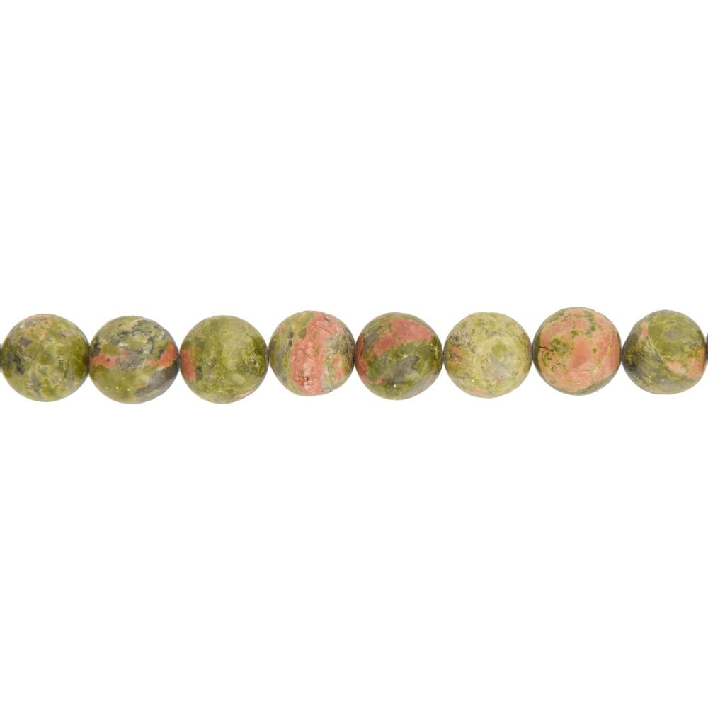 Filo di perle di epidoto – Perle sferiche da 12 mm