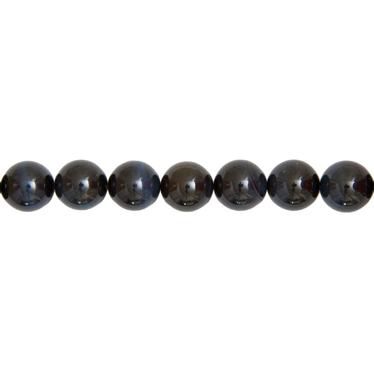 Filo di perle di occhio di falco – Perle sferiche da 14 mm