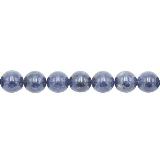 Filo di perle di zaffiro – Perle sferiche da 14 mm
