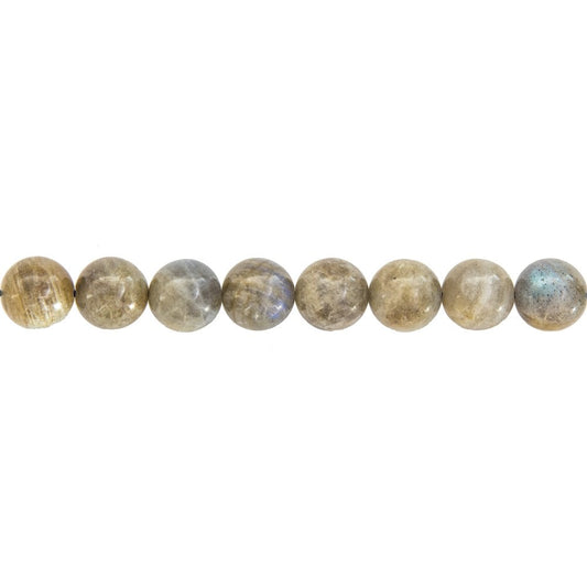 Filo di perle di spettrolite – Perle sferiche da 12 mm