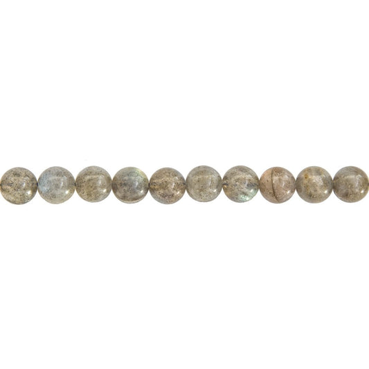 Filo di perle di spettrolite – Perle sferiche da 8 mm