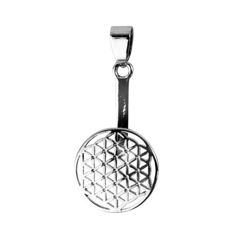 Supporto Fiore della vita argentato per Pi cinese – 40 mm