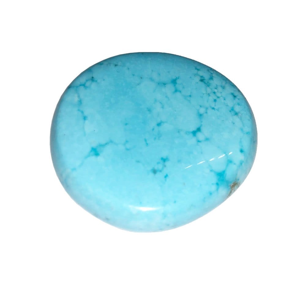 Ciottoli singoli di howlite blu