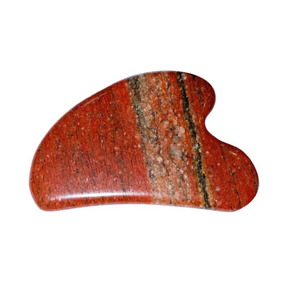 Gua Sha in diaspro rosso