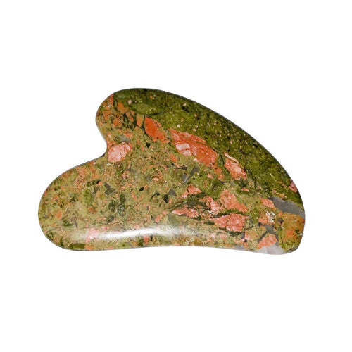 Gua Sha in unakite