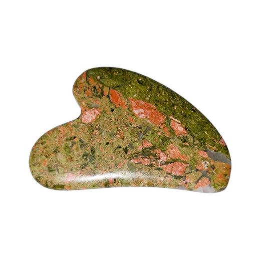 Gua Sha in unakite