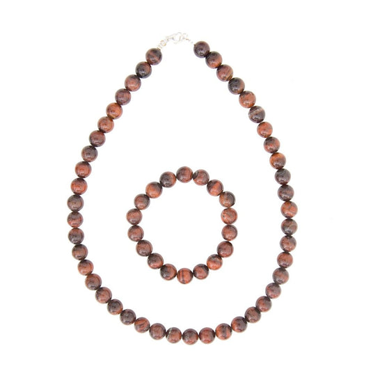 Parure in occhio di bue – Perle sferiche da 10 mm