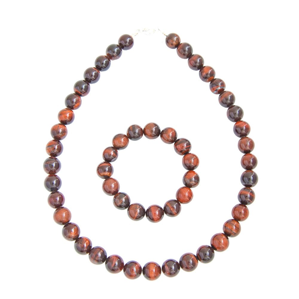 Parure in occhio di bue – Perle sferiche da 12 mm