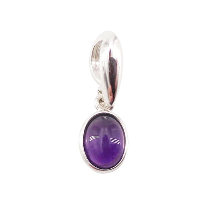 Ciondolo in ametista Camille – Ovale – Argento 925
