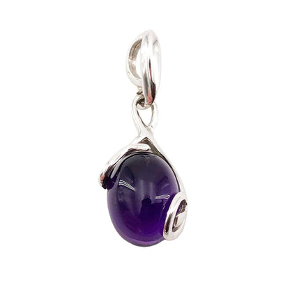 Ciondolo in ametista Océane – Ovale – Argento 925