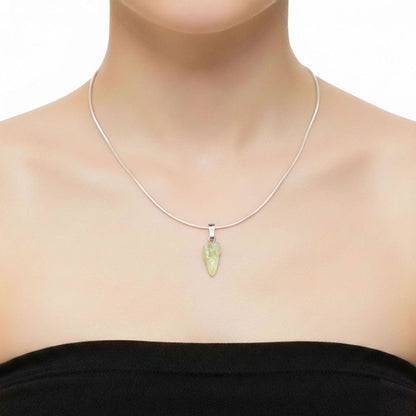 Ciondolo in brazilianite – Brazilianite Pietra grezza