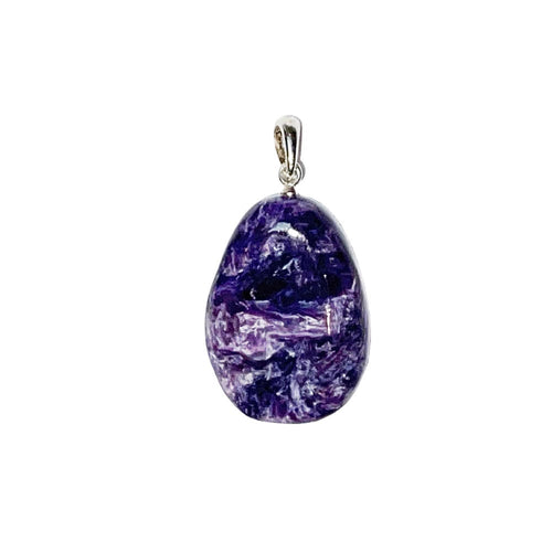 Ciondolo in charoite – Charoïte Pietra burattata
