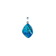 Ciondolo in crisocolla – Chrysocolle Pietra burattata