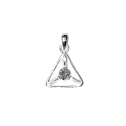 Ciondolo in diamante – Diamant nero triangle Pietra grezza