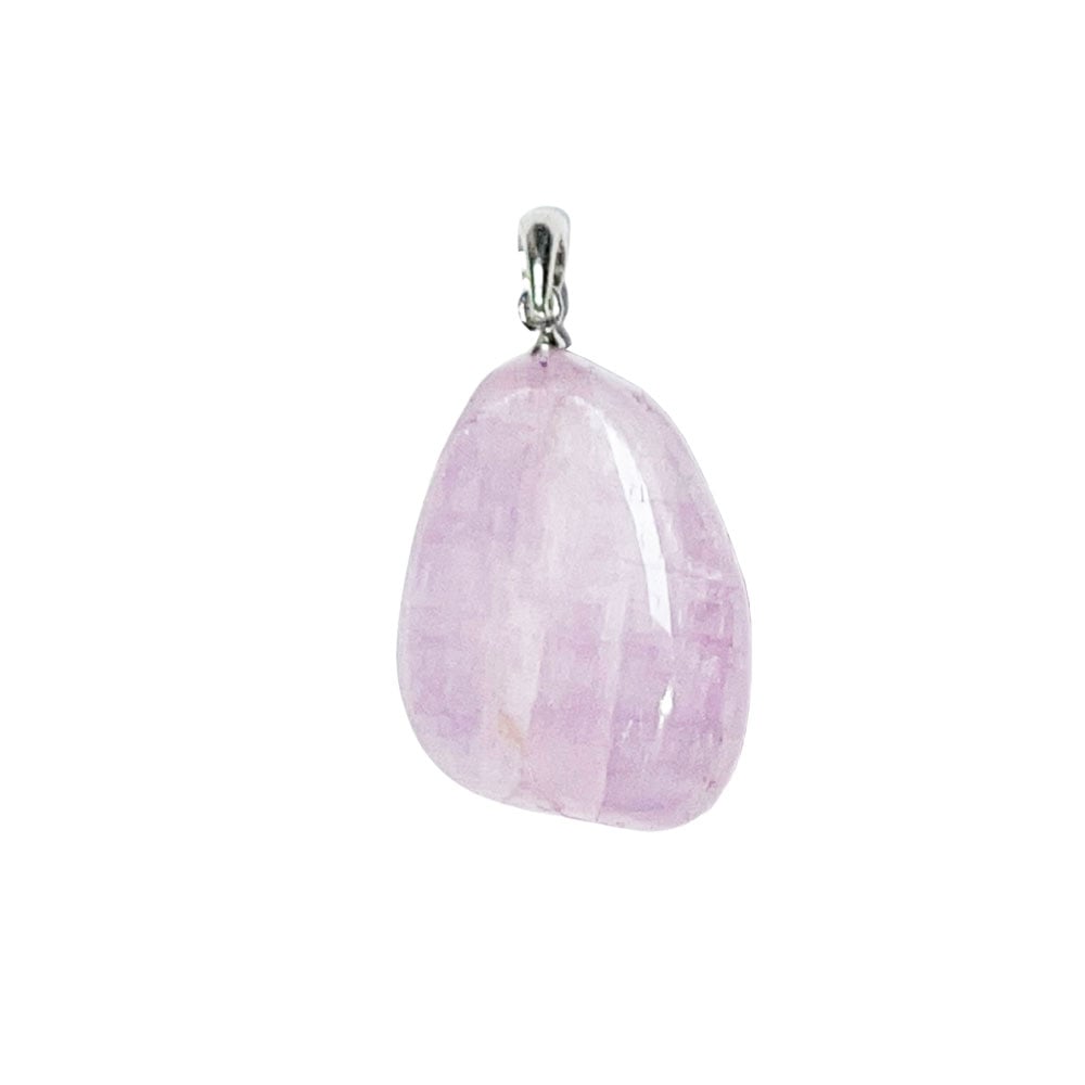 Ciondolo in kunzite – Kunzite Pietra burattata