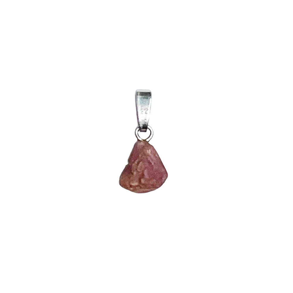 Ciondolo in spinello – Spinel rosso Pietra grezza